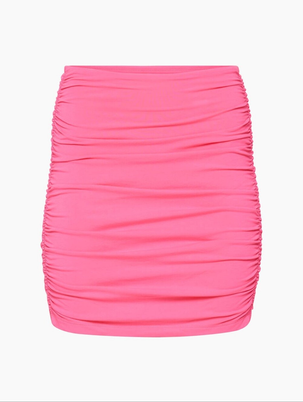 NEW Tna Aritzia Chill Malibu Skirt Cosmo Pink Womens Size XL Ruched Bodycon